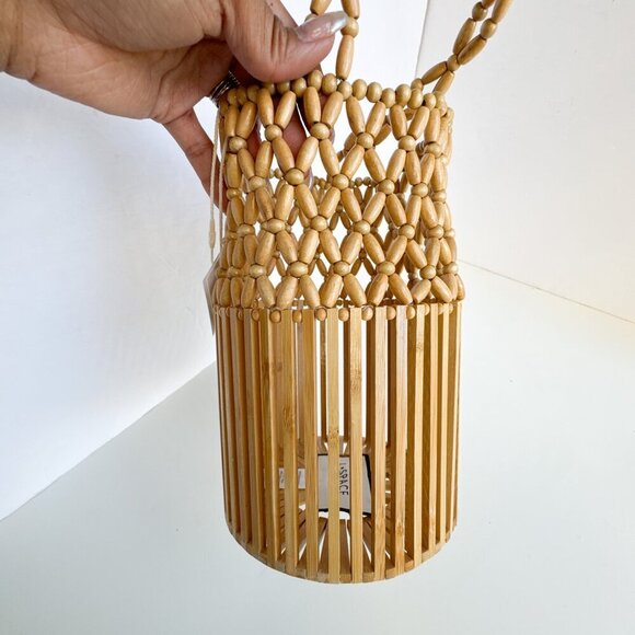 L Space Bamboo Casanova Bucket Top Handle Bag - Picture 5 of 10